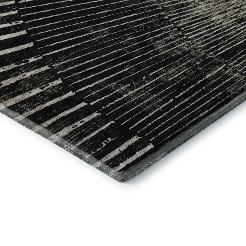 Tapis rond lavable à la machine de qualité supérieure 8 pi x 8 pi Cerrito AMF542, Runner 2'3" x 7'6"