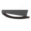 Chaise berçante Fabien en tissu gris