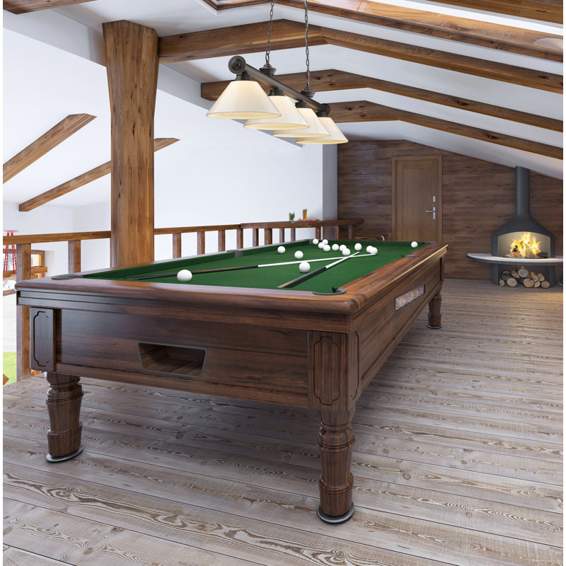 Billard 4 lumières Annaleisa, Blanc, Nickel brossé