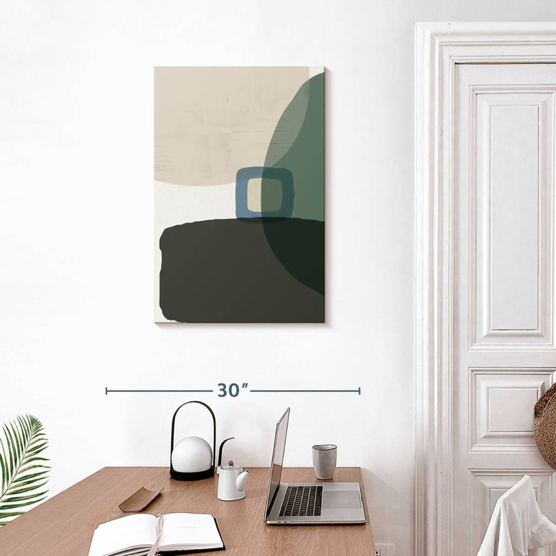 Avery Mid-Century abstrait I, H 30 po x l 20 po