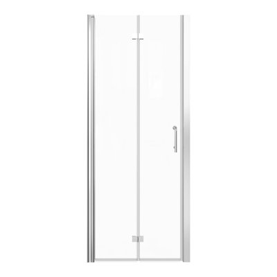 30 to 31-3/8 in. W x 72 in. H Semi-Frameless Bi-Fold Shower Doors