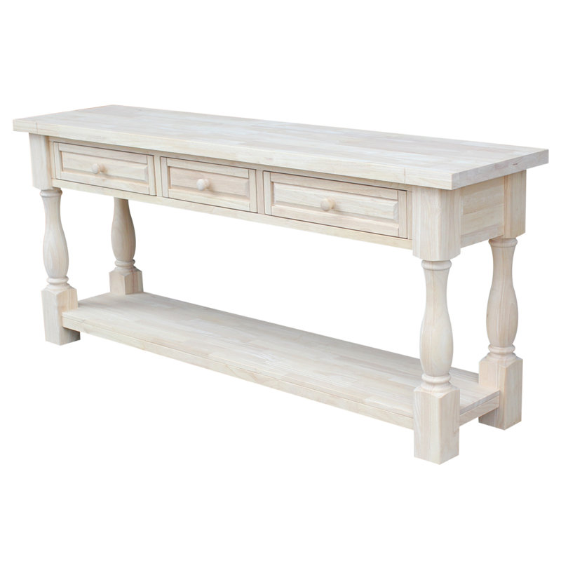 Nikolai 70'' Solid Wood Console Table