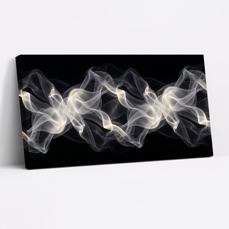 «Smoke Waves», reproduction d'art sur toile, ensemble de 1, Wrapped Canvas, L 58 po x H 28 po
