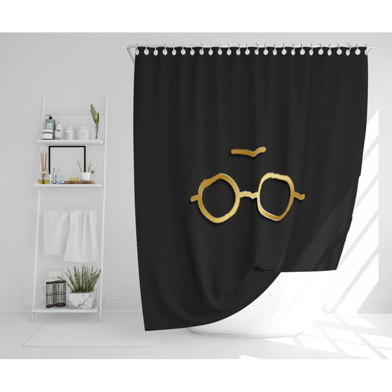 Dimani Polyester Shower Curtain Set