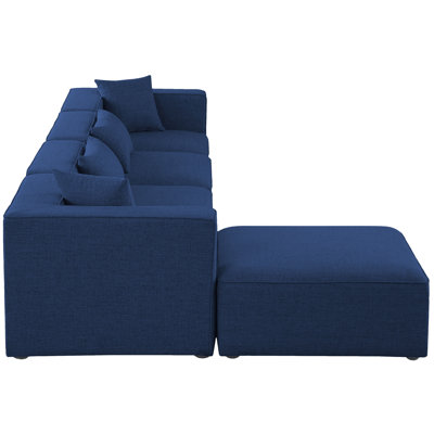 Cube Upholstered L-Shaped Sectional Reversible
