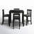 Ance 4-Person Solid Wood Counter-Height Dining Set-94544837