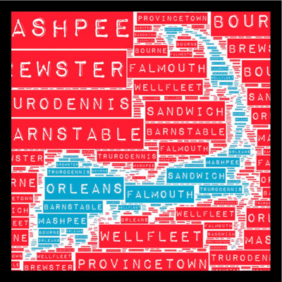 " Cape Cod Towns " by Brandi Fitzgerald