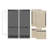 ZLINE Autograph Edition 60 in. 32.2 cu. ft. Panel Ready French Door Built-In Bottom Freezer Refrigerator with Water Dispenser and Ice Maker with Graphite Gray Interior and Accents-110427493