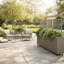 Diviseur de pots de fleurs - brun-gris