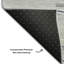 Tapis à rayures Lyndhurst AMF996 lavable à la machine de qualité supérieure-1650452202