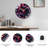 Neon Fox Wall Clock Art - 24‘’ Modern Glass Wall Clock