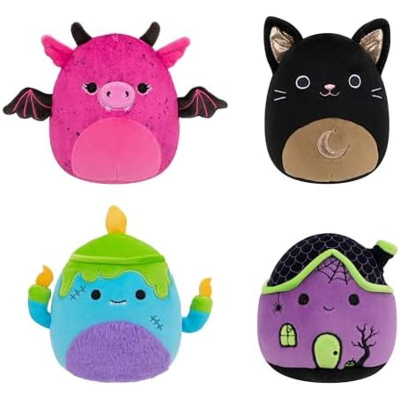 Ensemble d'Halloween 4 pièces - peluche officielle Jazwares (petit) (exclusivité Amazon)