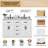 54'' Double Bathroom Vanity with Drawers, Shelf, Outlet, and Engineered Marble Top-2010840386-2010840390