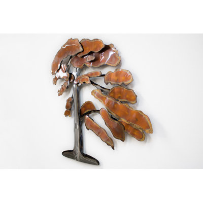 Rusty Bonsai Wall Sculpture