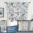 Ada Floral Botanical Print Flower Leaf Lined Thermal Insulated Room Darkening Blackout Tie Up Window Curtains 2 Layers-808449468