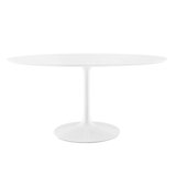 Modway Lippa White Round Table  Dining Table