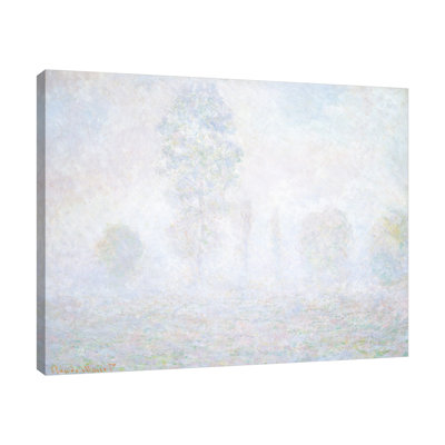 Claude Monet Morning Haze by Claude Monet - Wrapped Canvas Print