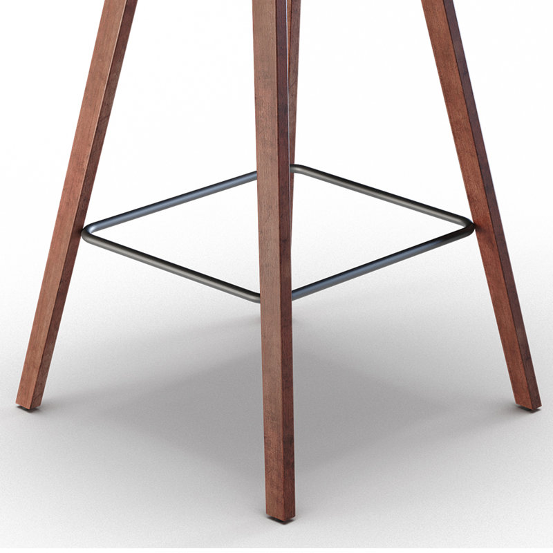 Addy - Tabouret de comptoir de 26 po - Brun vieilli