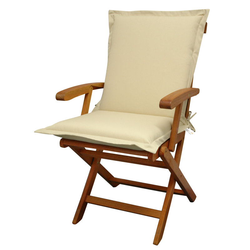 Afrin Dining Chair Cushion, 9 cm H x 50 cm W x 100 cm D, Cream