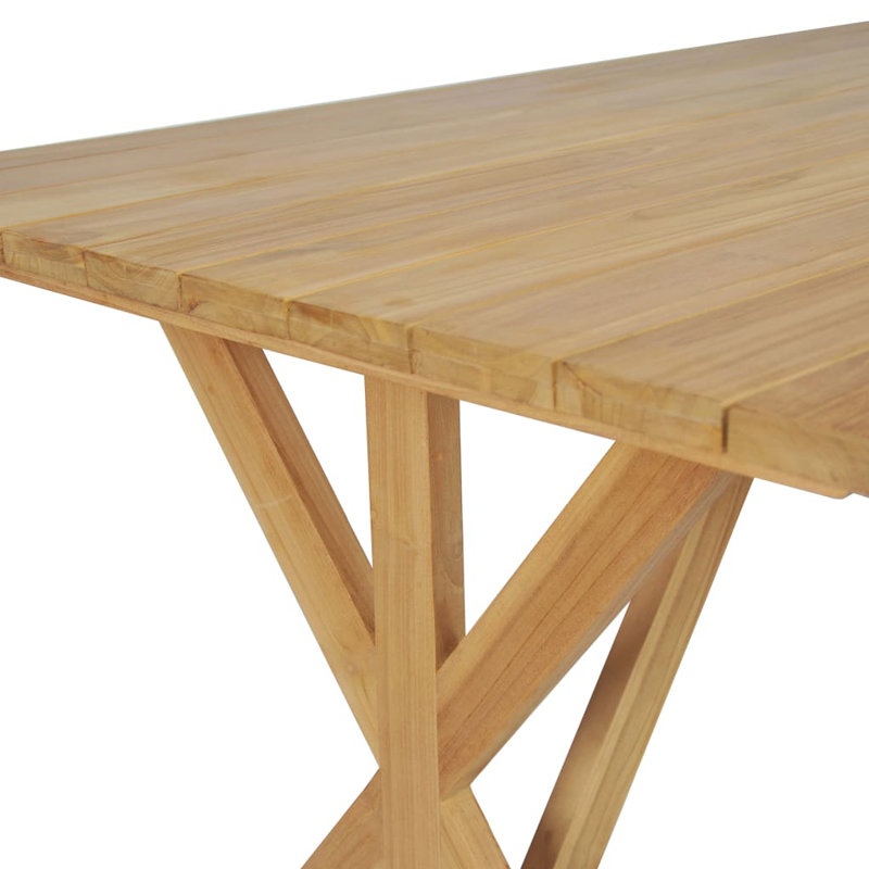 Frison Teak Solid Wood Dining Set