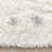 Eisenach Cream Grey Dots Soft Shag Area Rug-1404890738