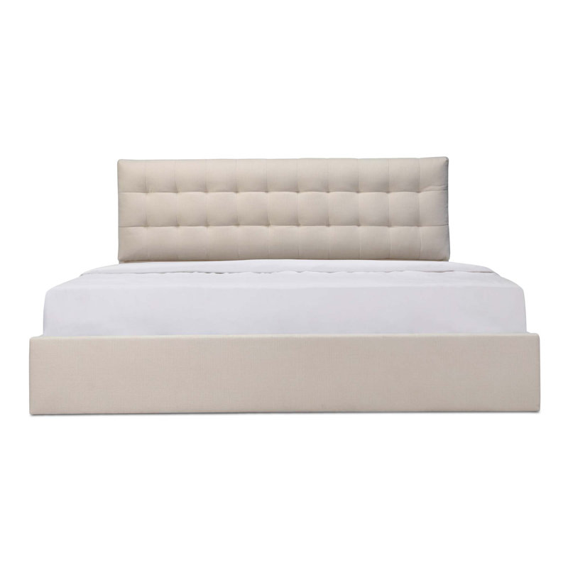 Sebastion Storage Bed, Queen, Cream
