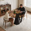Ensemble repas 35 po pour 4 personnes: table et 2 chaises, pour appartements-1861810346