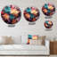 Cynan - Horloge murale florale-502596925