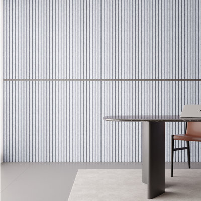 8 panneaux muraux acoustique x 45,67 po x 23,6 po - Panneaux insonorisants en fibre de polyester haute densité de 0,7 po pour le mur et le plafond, d'une couverture de 59,88 pieds carrés