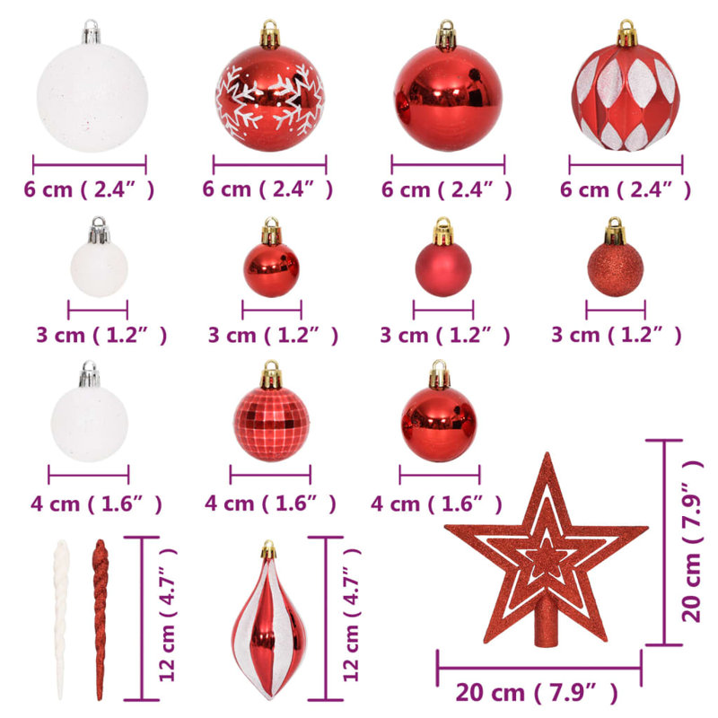 28cm Solid Colour Bauble