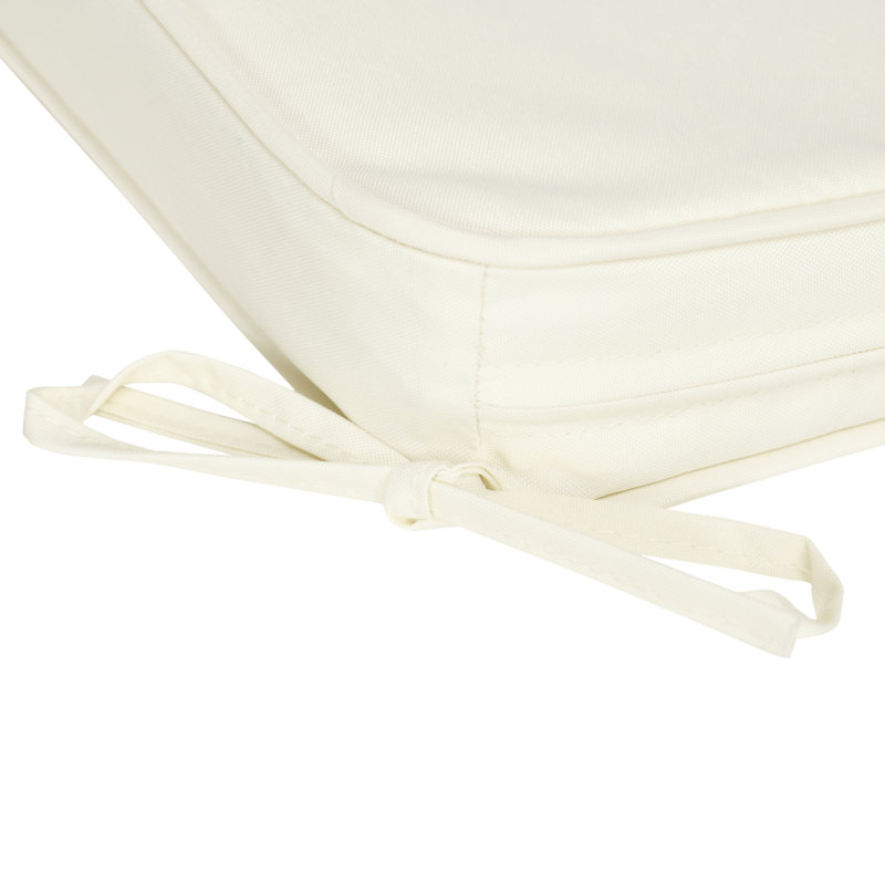 Outdoor Seat Cushion Set, Cream White