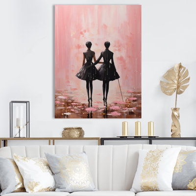 Danse de ballet rose III - impression