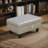 Faux Leather Ottoman-77621939