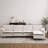 This Three-Seater Cloud-Style L-Shaped Modular Sofa In Black And White Is Made Of Soft Chenille Fabric With Comfy Cushions And Back Pillows. It Comes With An Ottoman, Ideal For Living Rooms, Bedrooms And Apartments.-1857554703