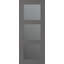 Panneau de porte standard Avon 3 Lite en bois manufacturé et en verre-95444433-95444426