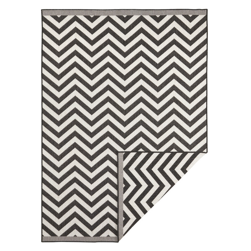 Palma Woven Black Rug, Rectangle 240 x 340cm