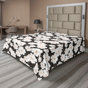 Gris anthracite, pêche / floral