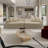 Chenille Modern 3-Seater Curved Sectional Sofa, 2-Piece Symmetrical Design With Sponge & Pocket Spring Support, No Assembly Required-803540730