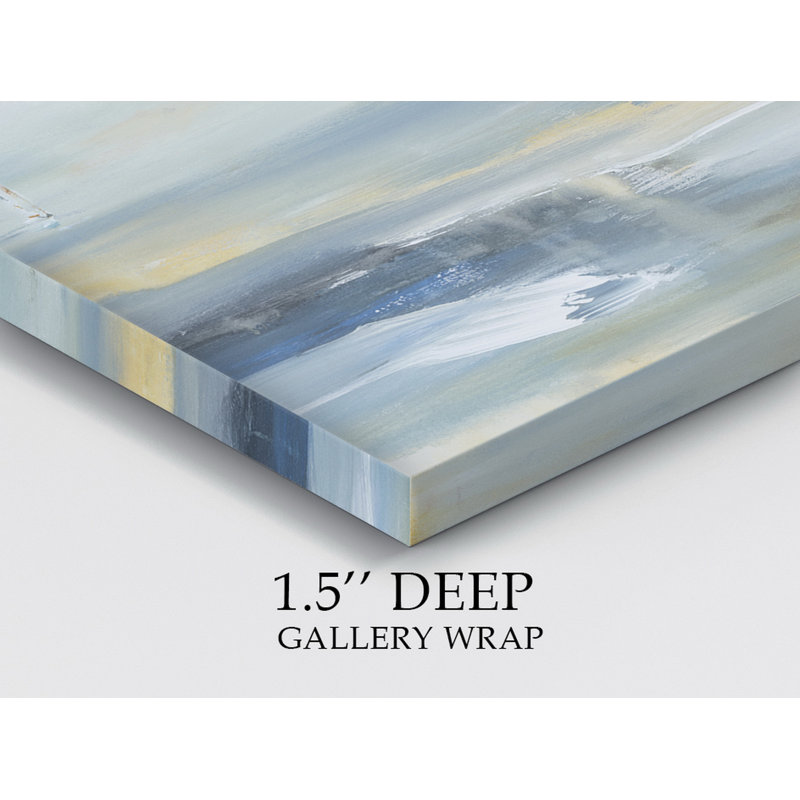 « ocean play i », peinture sur toile tendue, H 8 po x l 20 po x P 1 po