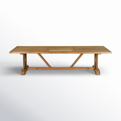 Matherville Teak Solid Wood 10 - Person Dining Table by Joss & Main