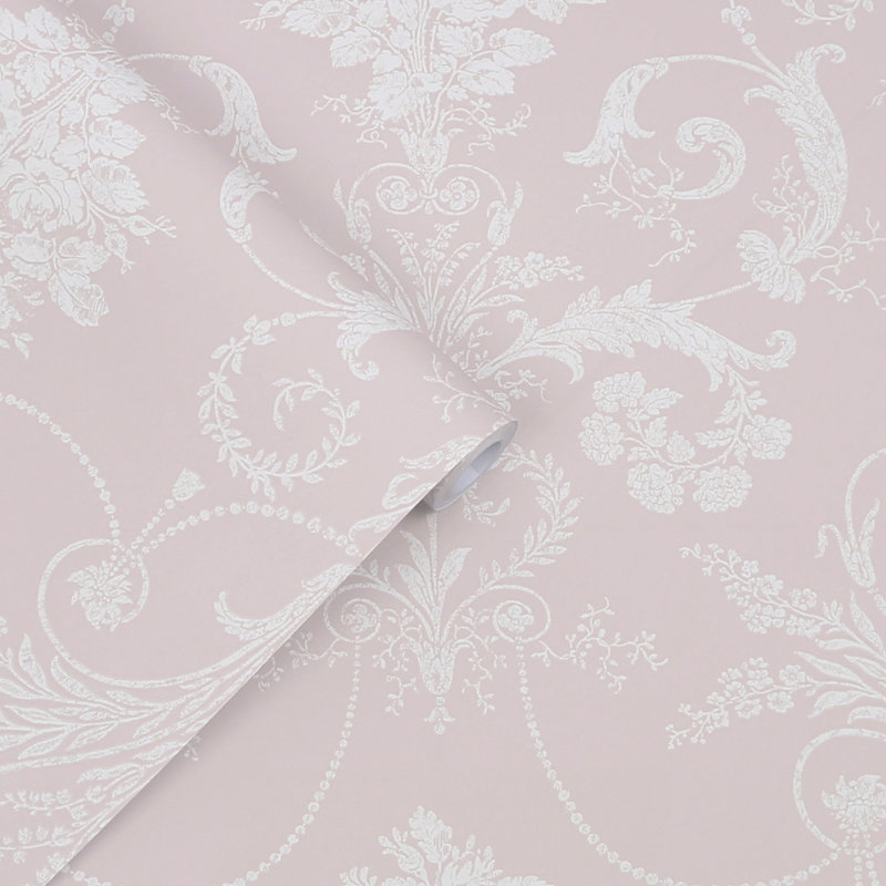 Laura Ashley Josette Wallpaper Roll, Amethyst