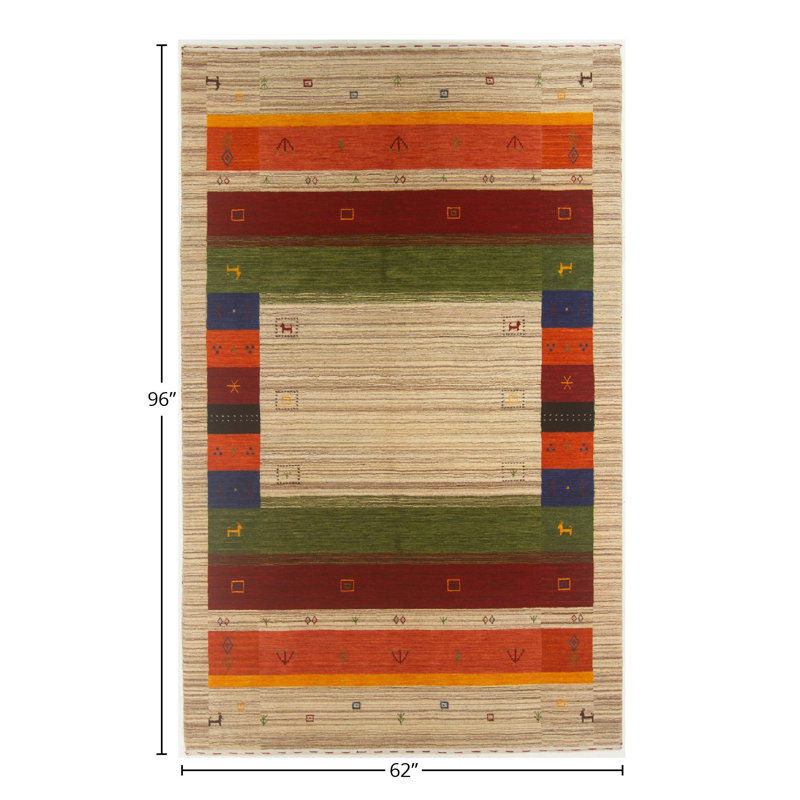 Rectangle Rectangle 5'2" X 8' Area Rug