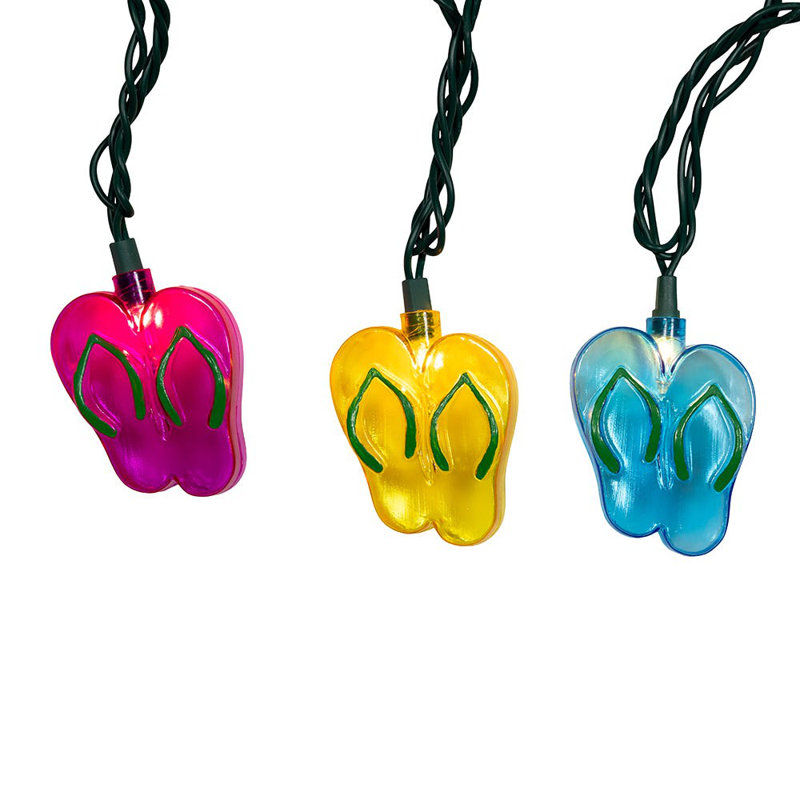 This UL 10-Light Flip-Flops Light Set from Kurt Adler
