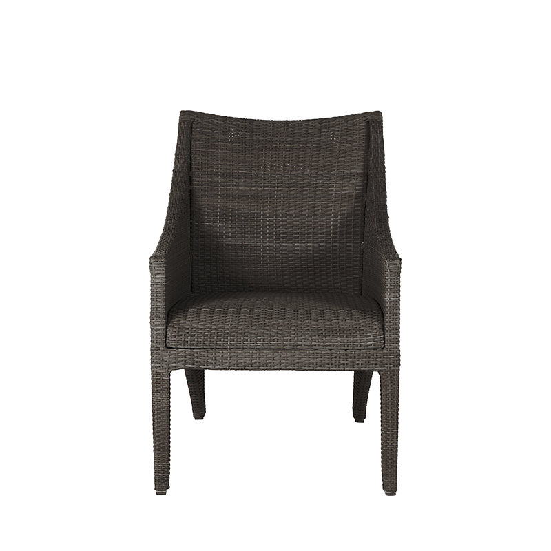 Athena Plus Patio Lounge Chair, Black Walnut