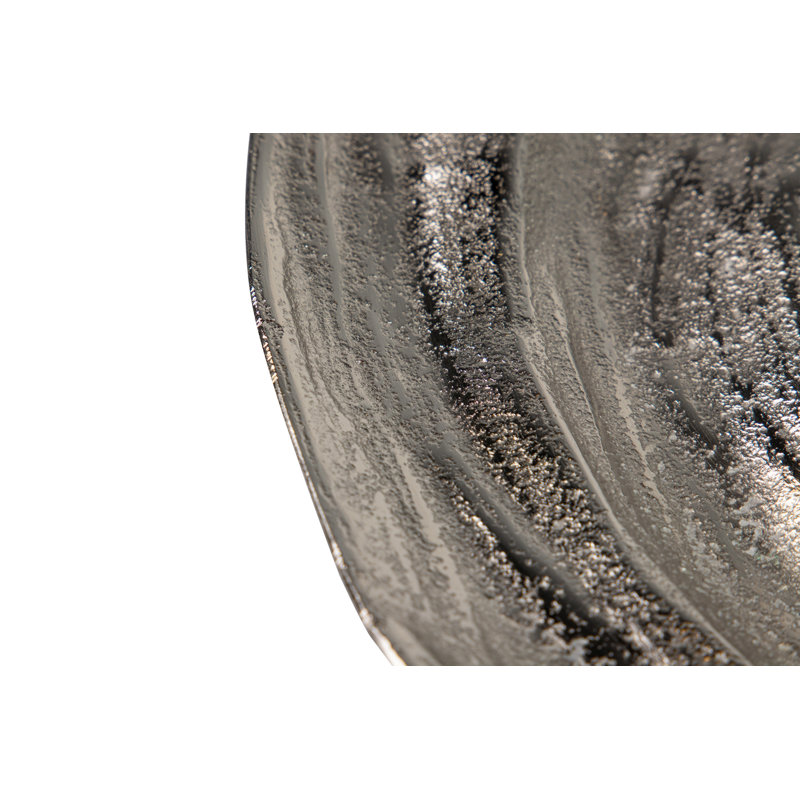 Aluminum Tray, 4cm H x 35cm W x 35cm D, Silver