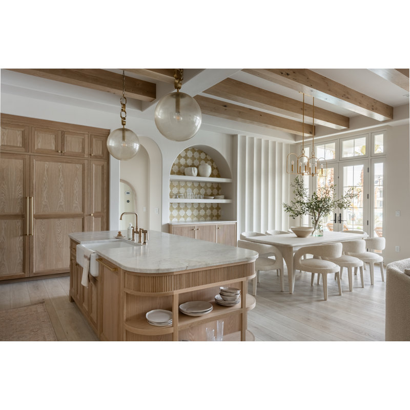Nessa 1 Light Pendant, 34.75" H x 17.75" W x 17.75" D