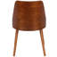 Chaise d'appoint rembourrée en bois massif Hassen-641294867