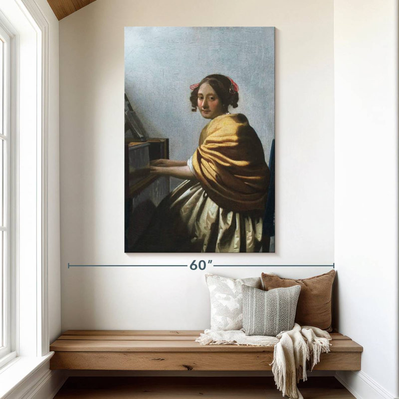 Une jeune femme assise aux Vierges 1670-1672, H 51 po x l 34 po