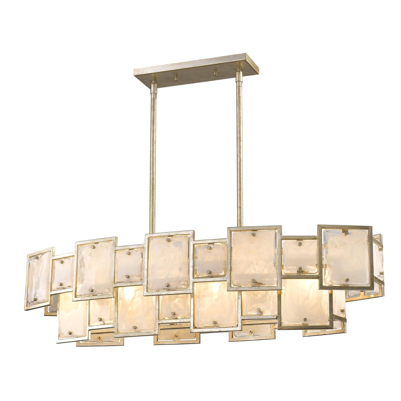 Kincannon 6 - Light Kitchen Island Pendant, Silver