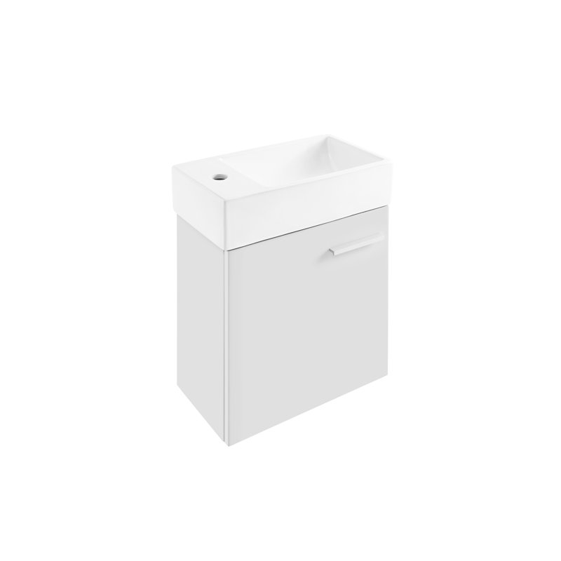 Colmer 18" Wall-Mounted Bathroom Vanity, White